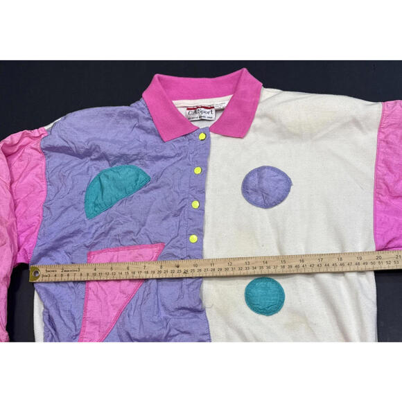 Vintage Set Medium Jacket Pants Windbreaker Nylon Track Suit Gorpcore 90s Retro - Picture 10 of 15